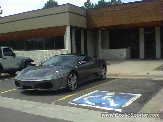 Ferrari F430 spotted in Greenwood, Colorado