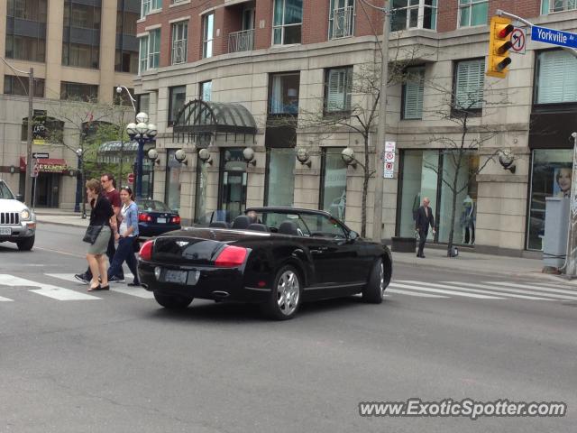 Bentley Continental spotted in Toronto, Canada