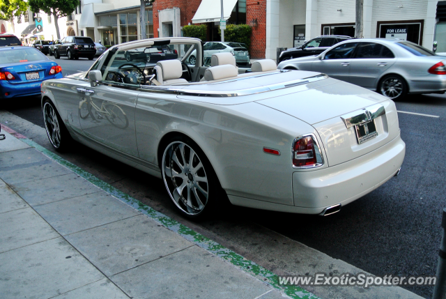 Rolls Royce Phantom spotted in Beverly Hills, California