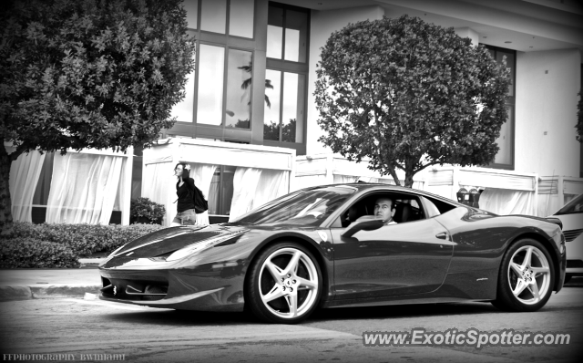 Ferrari 458 Italia spotted in Miami, Florida