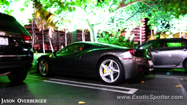 Ferrari 458 Italia spotted in Bal Harbour, Florida