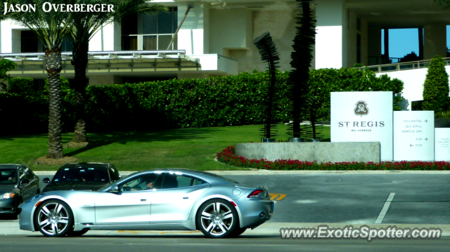 Fisker Karma spotted in Bal Harbour, Florida