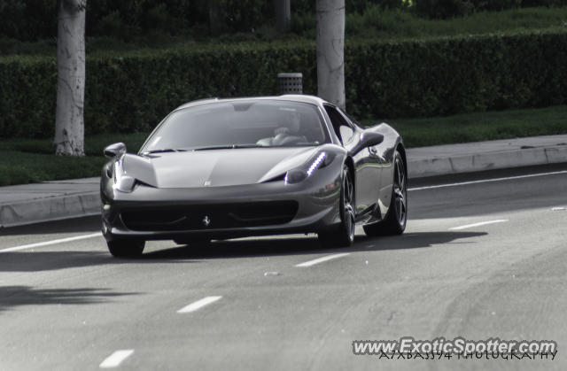 Ferrari 458 Italia spotted in Irvine, California