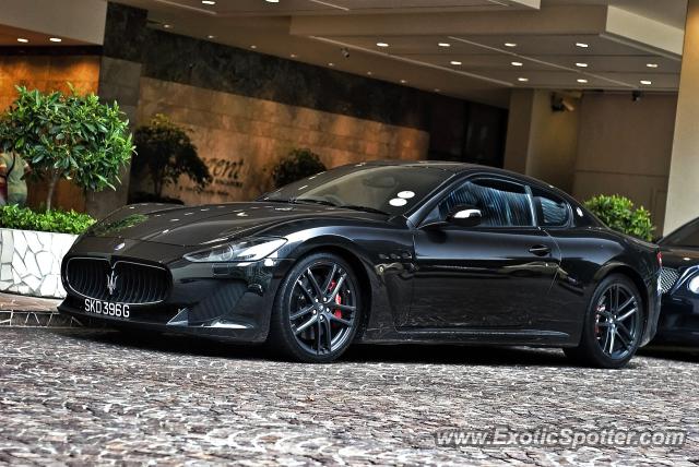 Maserati GranTurismo spotted in Orchard Road, Singapore