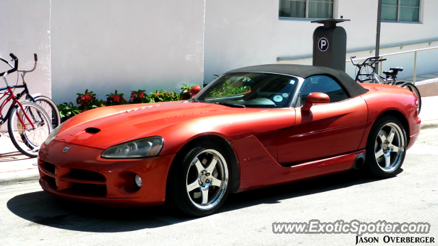 Dodge Viper spotted in South Beach, Florida