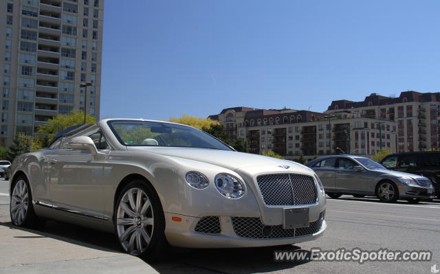 Bentley Continental spotted in Toronto, Canada