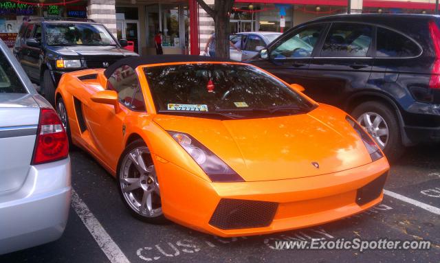 Lamborghini Gallardo spotted in Falls Church, Virginia