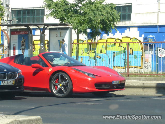 Ferrari 458 Italia spotted in Lisboa, Portugal