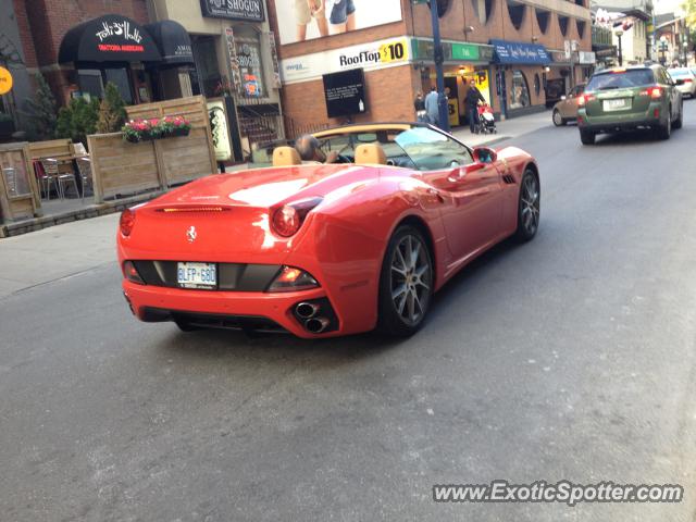 Ferrari California spotted in Toronto, Canada