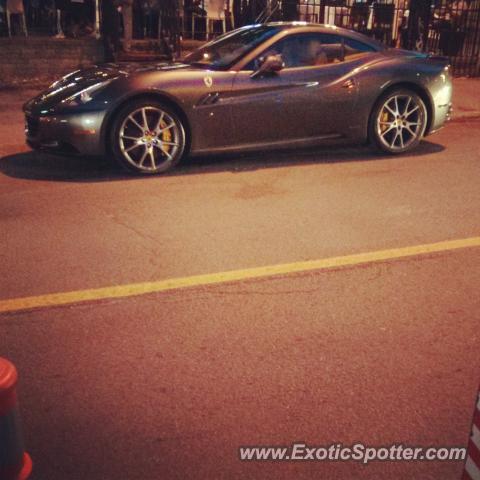 Ferrari California spotted in Montreal, Canada