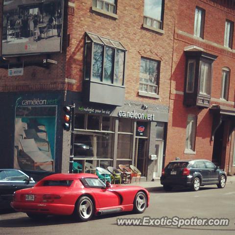 Dodge Viper spotted in Montreal, Canada