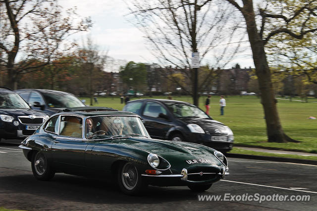 Jaguar E-Type spotted in Harrogate, United Kingdom