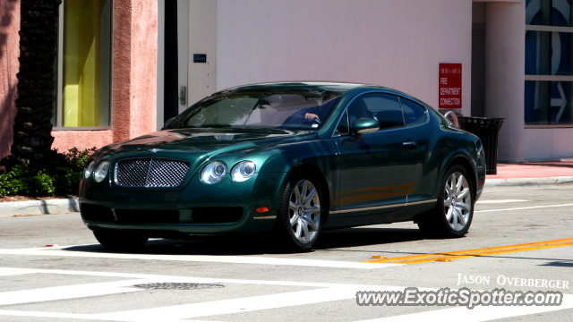 Bentley Continental spotted in Miami, Florida