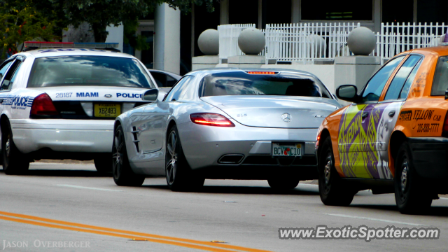 Mercedes SLS AMG spotted in Miami, Florida