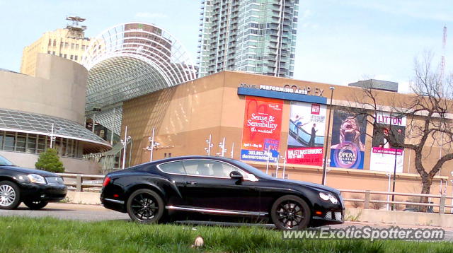 Bentley Continental spotted in Denver, Colorado