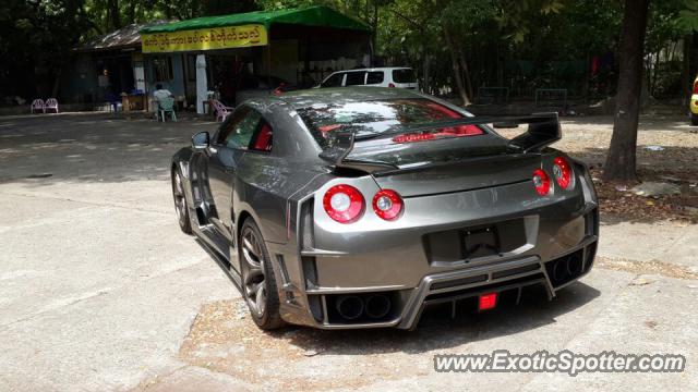 Nissan GT-R spotted in Yangon, Myanmar, Burma