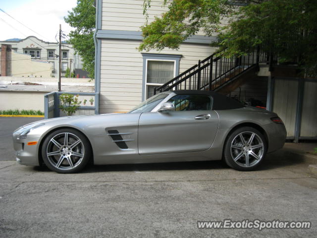 Mercedes SLS AMG spotted in Ashland, Oregon