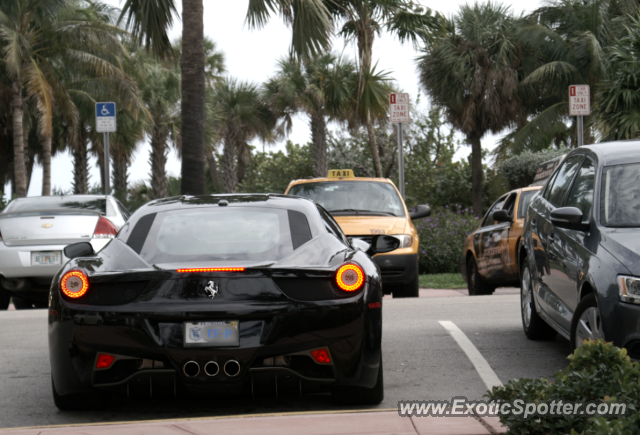 Ferrari 458 Italia spotted in Miami, Florida