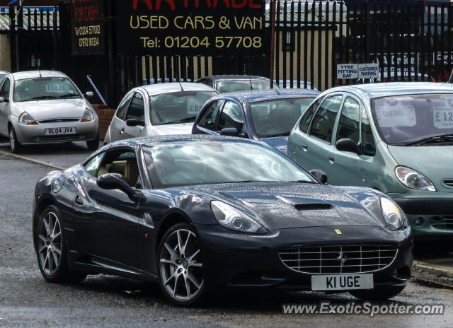 Ferrari California spotted in Farnworth, United Kingdom