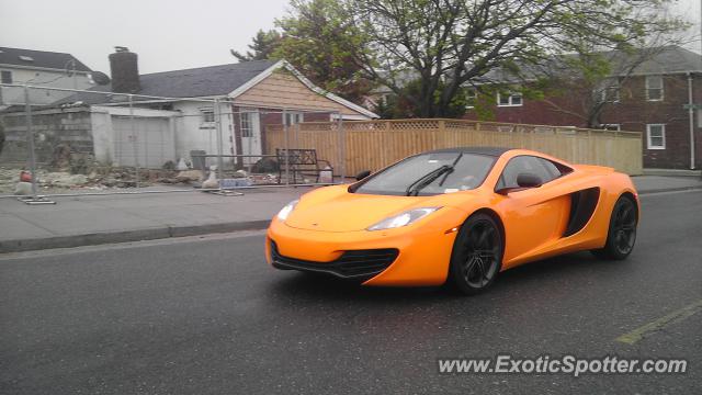 Mclaren MP4-12C spotted in Long beach, New York