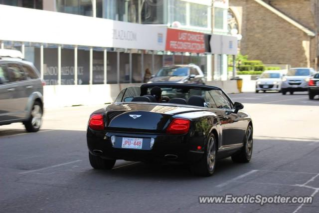 Bentley Continental spotted in Toronto, Canada