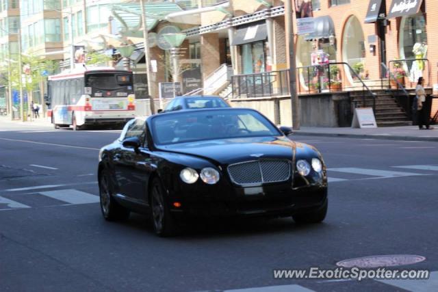 Bentley Continental spotted in Toronto, Canada