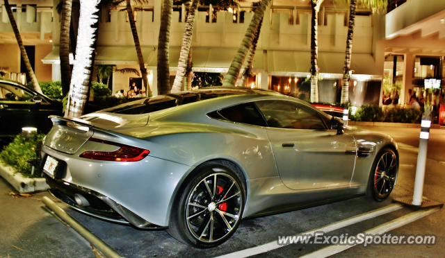 Aston Martin Vanquish spotted in Miami, Florida