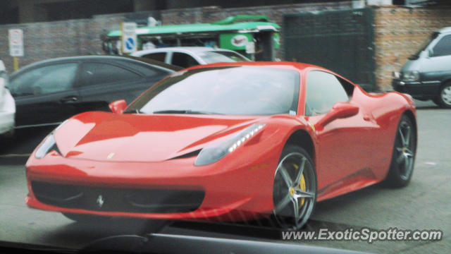 Ferrari 458 Italia spotted in San Juan City, Philippines