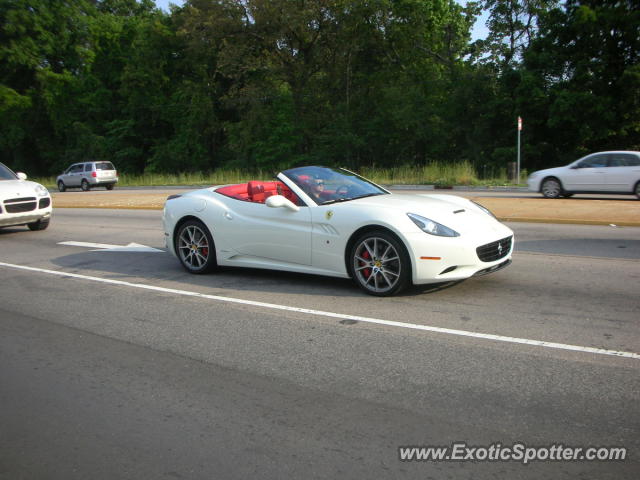 Ferrari California spotted in Raleigh, North Carolina