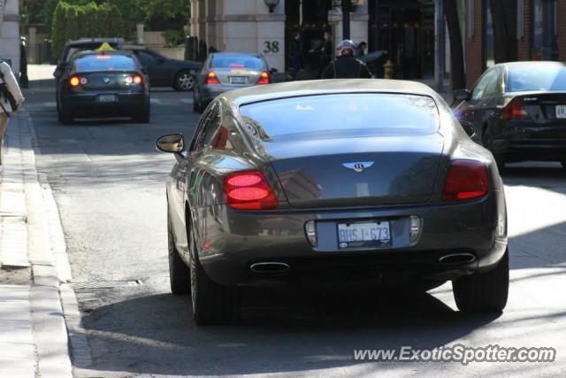 Bentley Continental spotted in Toronto, Canada