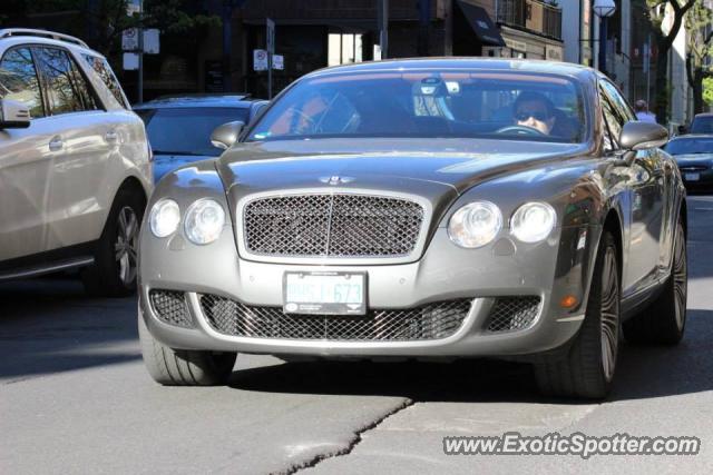 Bentley Continental spotted in Toronto, Canada