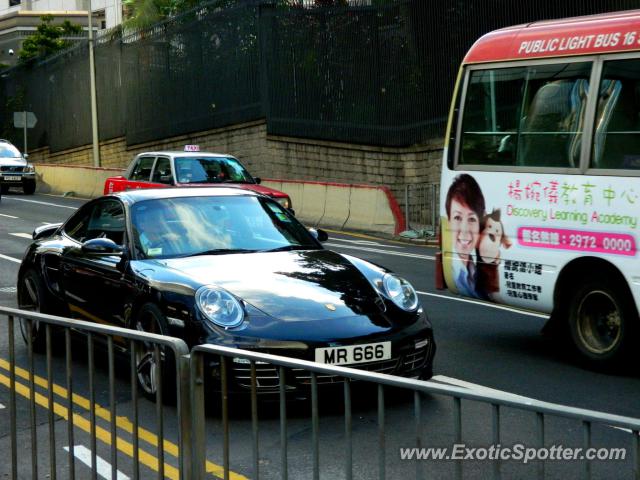 Porsche 911 Turbo spotted in Hong Kong, China