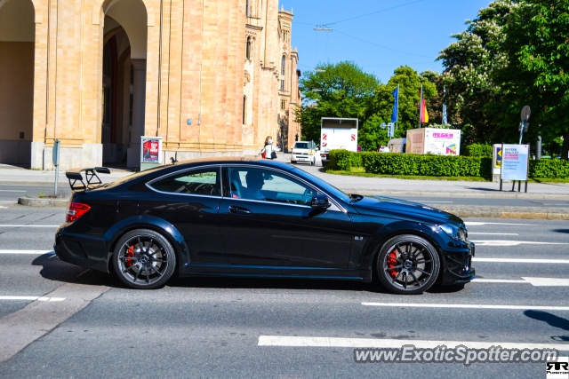 Mercedes C63 AMG Black Series spotted in Munich, Germany