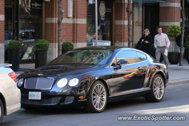 Bentley Continental spotted in Toronto, Canada