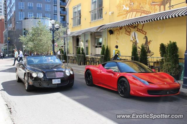 Bentley Continental spotted in Toronto, Canada