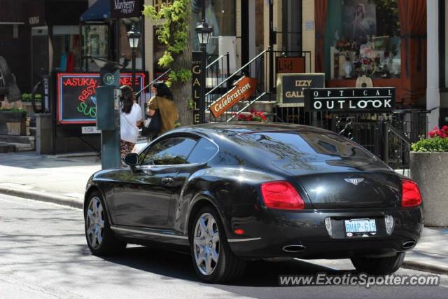 Bentley Continental spotted in Toronto, Canada