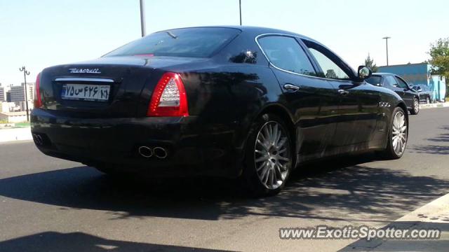 Maserati Quattroporte spotted in Tehran, Iran