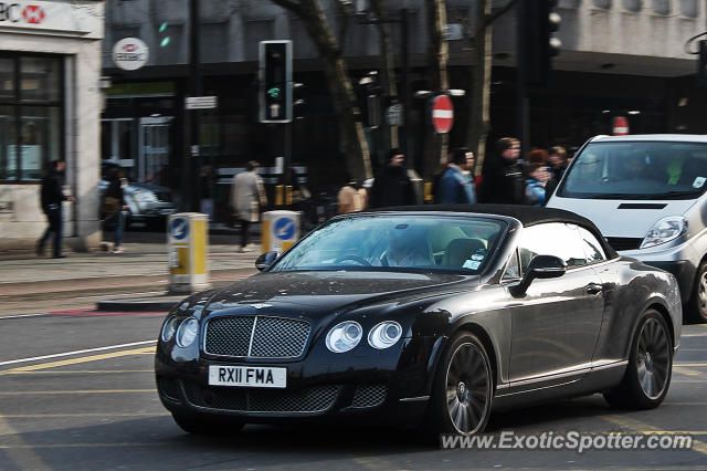 Bentley Continental spotted in London, United Kingdom