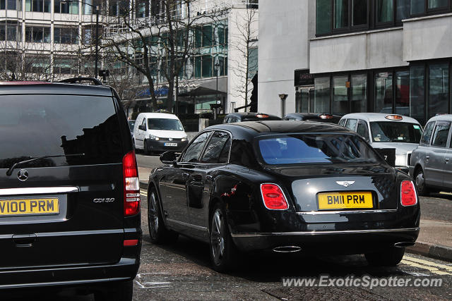 Bentley Mulsanne spotted in London, United Kingdom