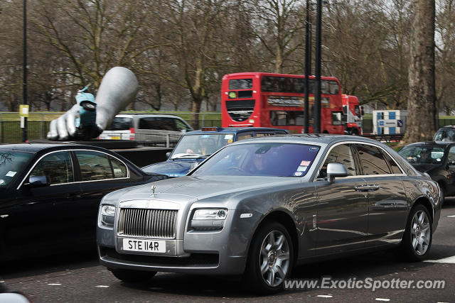 Rolls Royce Ghost spotted in London, United Kingdom