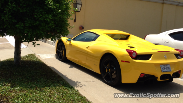 Ferrari 458 Italia spotted in Dallas, Texas