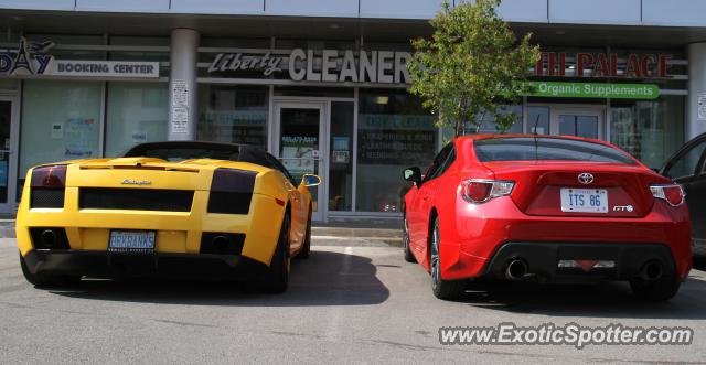 Lamborghini Gallardo spotted in Markham, Canada