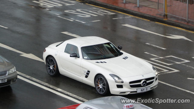 Mercedes SLS AMG spotted in Hong Kong, China