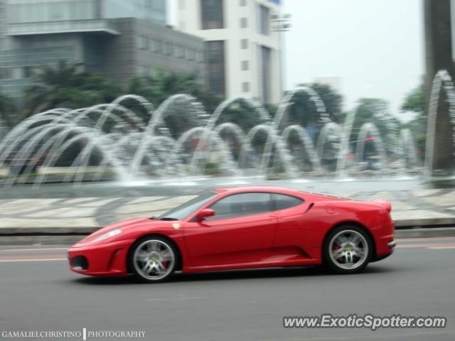 Ferrari F430 spotted in Jakarta, Indonesia