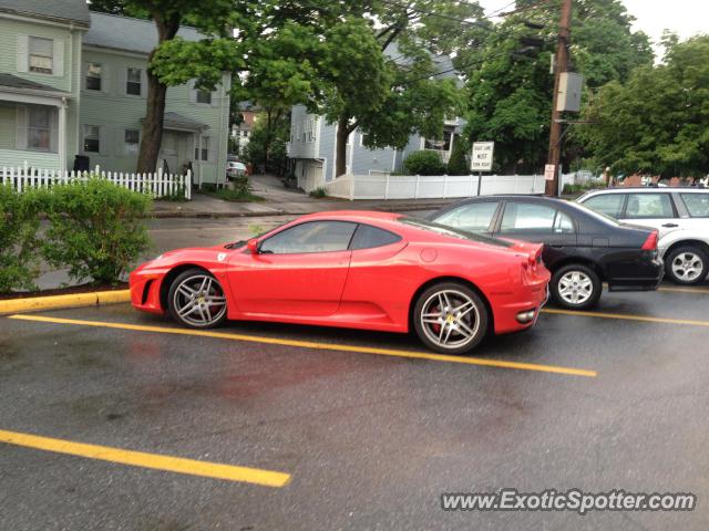 Ferrari F430 spotted in Newton, Massachusetts