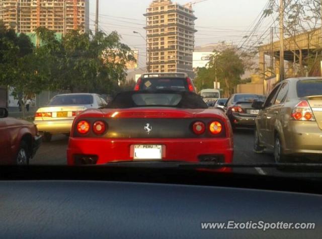 Ferrari 360 Modena spotted in Lima, Peru