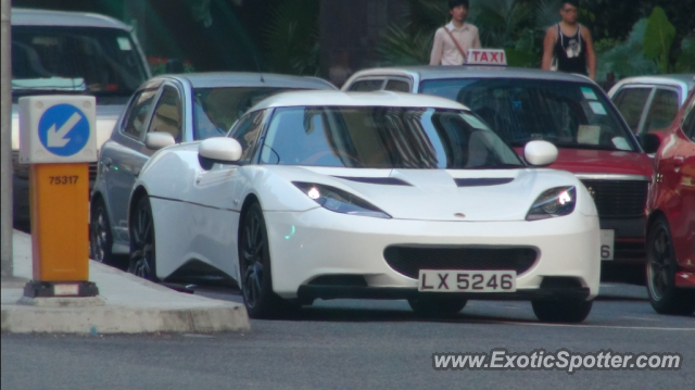 Lotus Evora spotted in Hong Kong, China