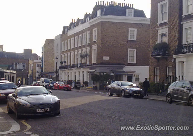 Aston Martin DB9 spotted in London, United Kingdom