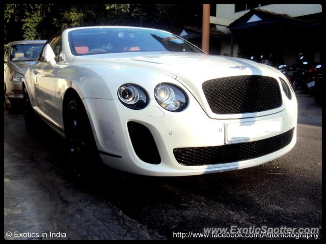 Bentley Continental spotted in Bangalore, India