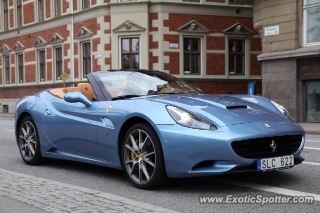 Ferrari California spotted in Malmo, Sweden